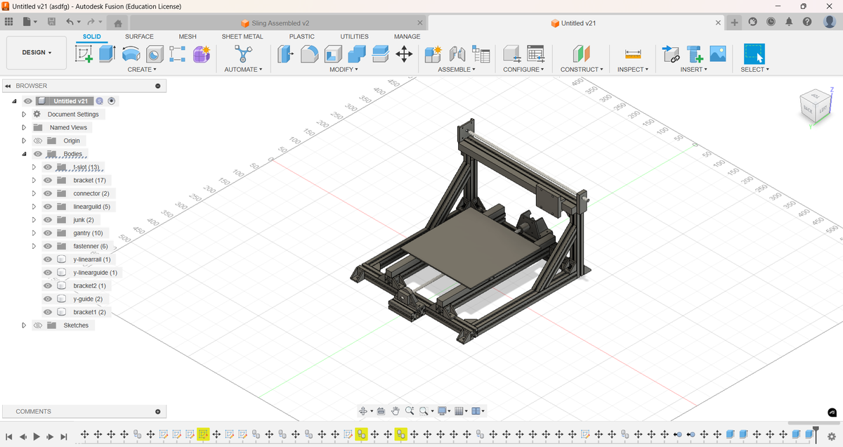 Mini CNC Machine (CAD Design)